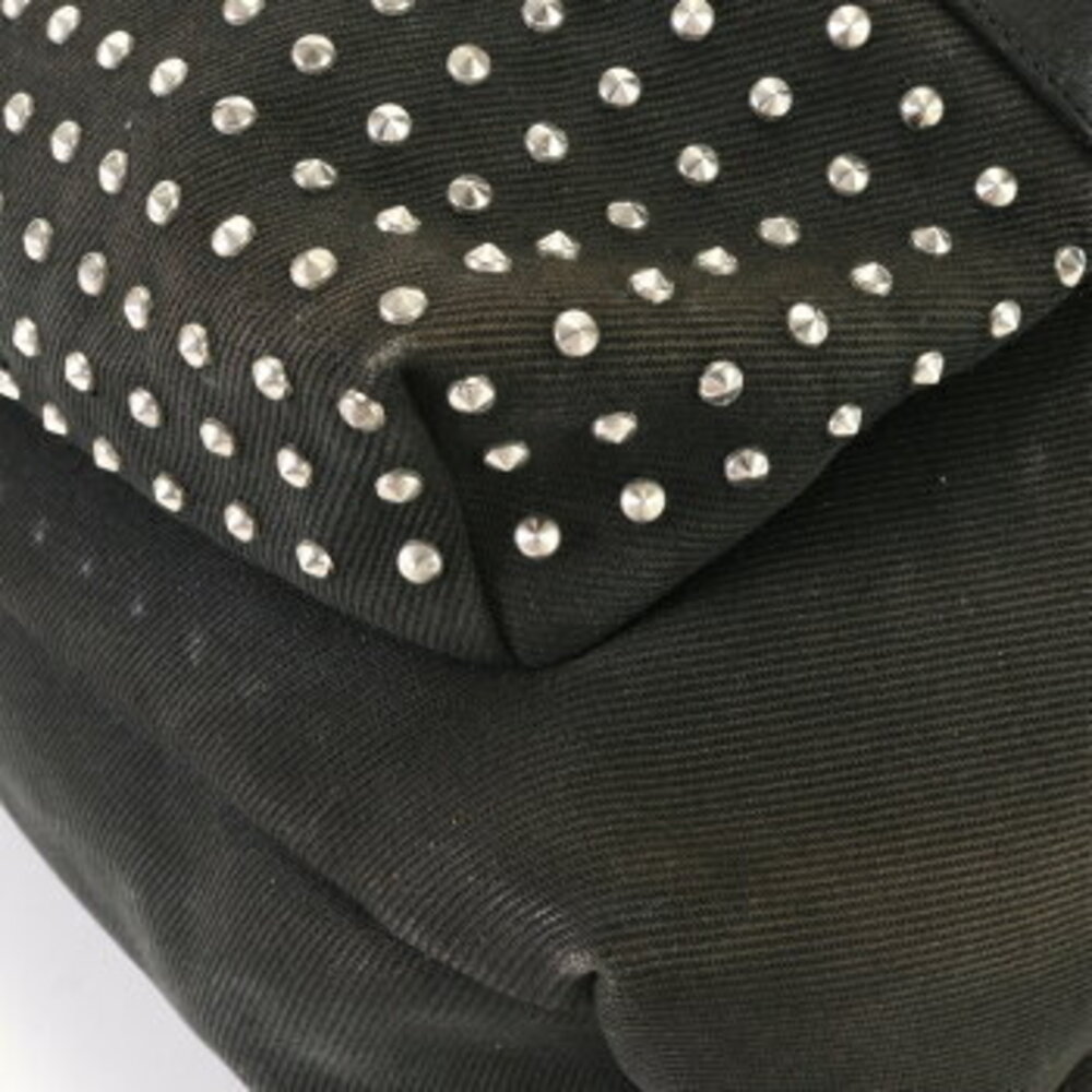 Saint Laurent canvas bag shoulder leather backpack Paris document business - Picture 9 of 14